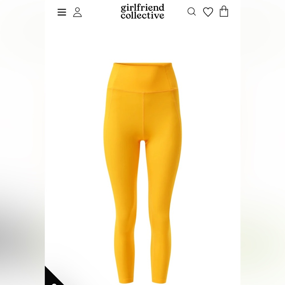 Girlfriend Collective Citrine Compressive High-Rise Legging size M